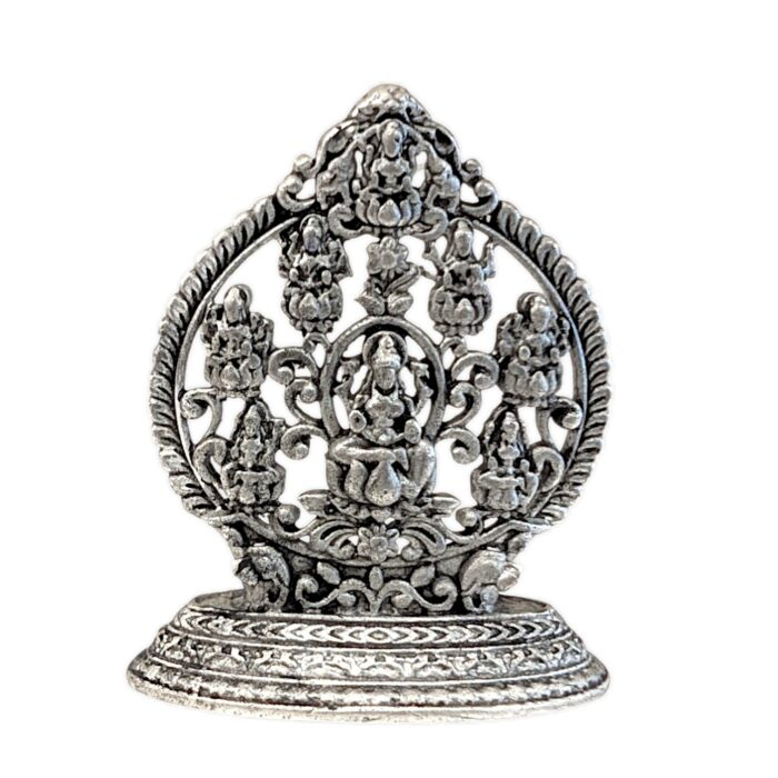 Silver Ashtlakshmi Idol | Pure Silver Lakshmi Idol