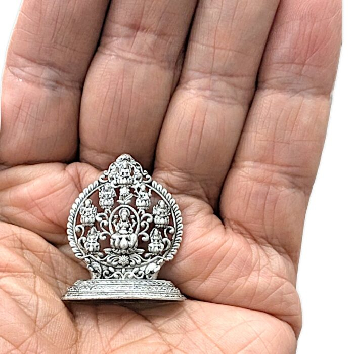 Silver Ashtlakshmi Idol | Pure Silver Lakshmi Idol