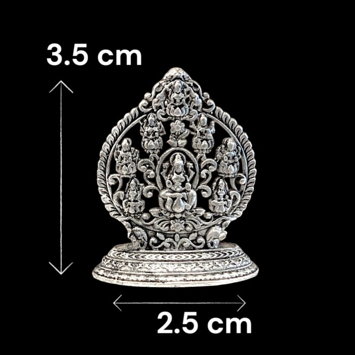 Silver Ashtlakshmi Idol | Pure Silver Lakshmi Idol