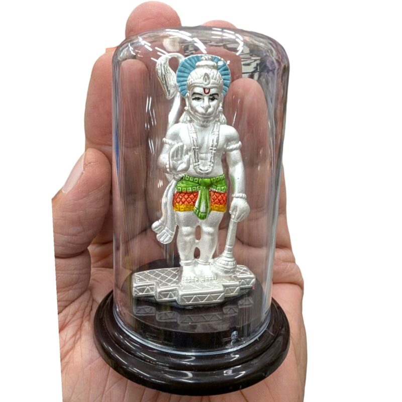 Small Silver Statue of Hanuman