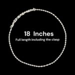 925 Sterling Silver Singapore Chain - 2.5mm - 18 inch - Image 3