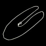 925 Sterling Silver 1mm Curb Chain - 18 inch