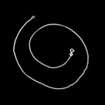 925 Sterling Silver 1mm Curb Chain - 18 inch - Image 4