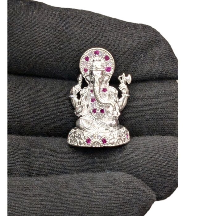 Real Silver Ganesh Idol for Gift