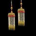 Pair of Kaleera with kundan gemstones | Bridal Jewelry Accessory