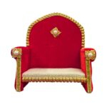 Laddu Gopal Singhasan | Ganpati Singhasan | Red back