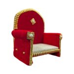 Laddu Gopal Singhasan | Ganpati Singhasan | Red back - Image 4