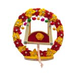 Handmade Laddu Gopal Jhula-Flowers | 12 inch