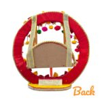 Handmade Laddu Gopal Jhula-Flowers | 12 inch - Image 5