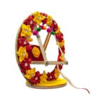 Handmade Laddu Gopal Jhula-Flowers | 12 inch - Image 2