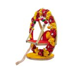 Handmade Laddu Gopal Jhula-Flowers | 12 inch - Image 4