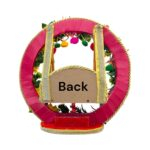 Handmade Laddu Gopal Jhula-Flowers | 12 inch - Image 5