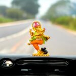 Car Dashboard Ganesha Idol on mushak