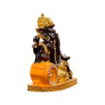 Car Dashboard Ganesha Idol - Singhasan - Brown - Image 5