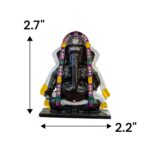 Unique Black Ganesha Car dashboard Idol - Image 2