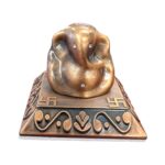 Copper plated Ganesha for car dashboard decorative showpiece - Image 6