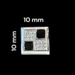 Dimensions of the 925 stamped Sterling Silver Studs