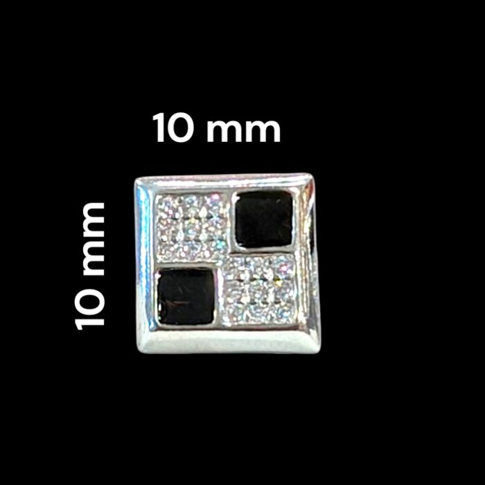 Dimensions of the 925 stamped Sterling Silver Studs