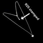 925 stamped Pure Silver Small heart Pendant with Chain