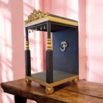 Small Wooden home Temple – Dark Brown