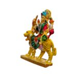 Sherawali car idol - Metal - Hand painted - Image 3