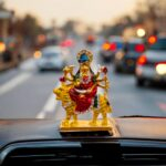 Sherawali car dashboard idol - Metal - Small