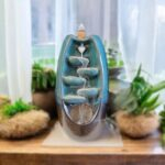 Backflow incense burner - Waterfall - Green