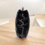 Backflow incense burner waterfall - Black | Backflow incense cone holder