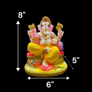 Dimensions of Ganesh Idol for Home Mandir