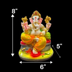 Dimensions of Ganesh Idol for Home Mandir