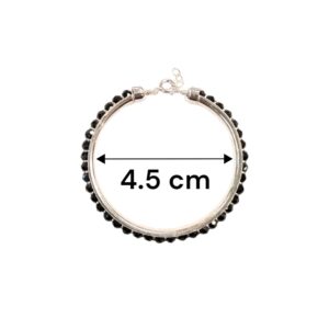 Pair of Nazaria Silver Bracelet for Baby | Adjustable size - 4.5 cm