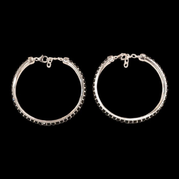 Pair of Nazaria Silver Bracelet for Baby | Adjustable size - 5 cm