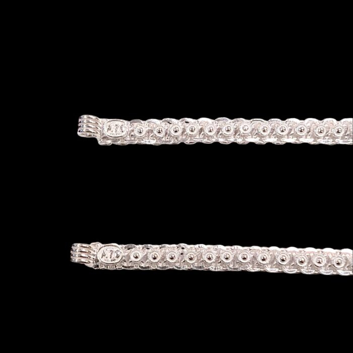 Pair of pure silver anklets - 6 inch | Chandi ki payal for Baby
