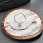 Pair of Pure Silver anklets - 7.5 inch