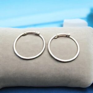 Pair of small Silver Bracelet for Baby | Adjustable size - 4.5 cm