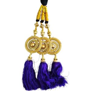 Navy Blue Paranda Hair Accessory