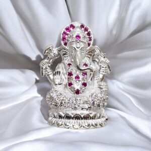 Pure silver Ganesha Idol | Dazzle Series - 669