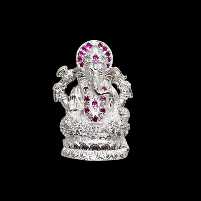 Pure silver Ganesha Idol | Dazzle Series - 669