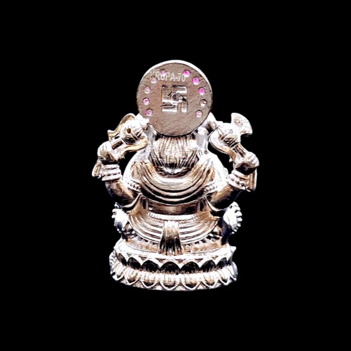 Pure silver Ganesha Idol | Dazzle Series - 669