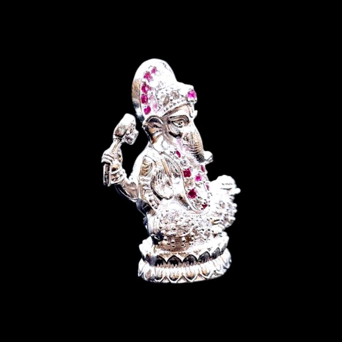 Pure silver Ganesha Idol | Dazzle Series - 669