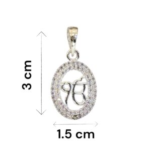 Pure Silver Ik onkar Pendant | 925 Sterling Silver