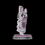 Side view of the Silver Krishna Idol