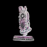 Side view of the Silver Krishna Idol