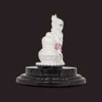 Side view of Pure silver Baby Krishna idol | Silver Laddu Gopal