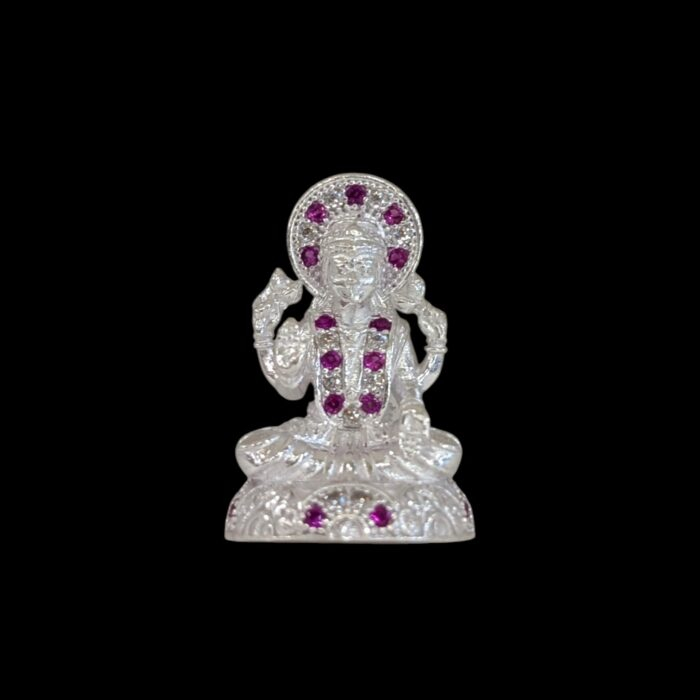 Small sized Pure silver Lakshmi Idol