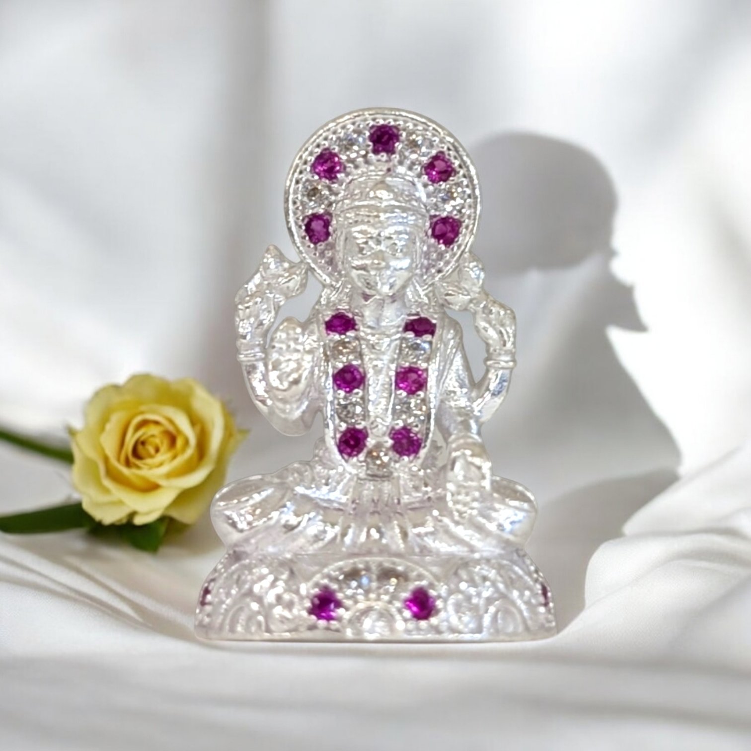 Pure silver Lakshmi Idol