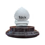 Back of Pure silver Lakshmi idol | Silver Statue of Laxmi