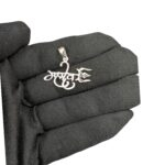 Real look and size of the pure silver Mahadev Pendant