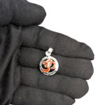 Silver Pendant with Hindu Om symbol | Fast Shipping in Canada and USA