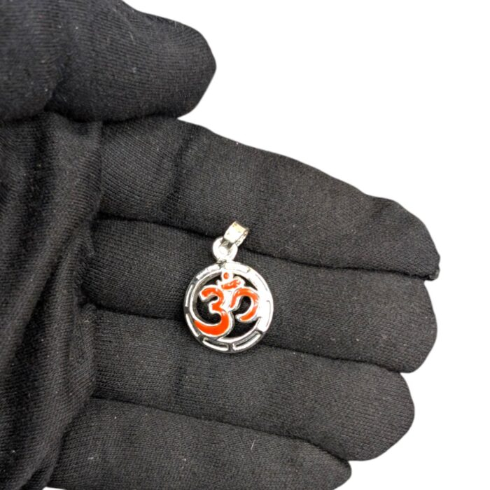 Silver Pendant with Hindu Om symbol | Fast Shipping in Canada and USA